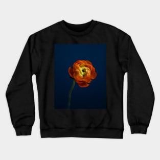 Orange Ranunculus Crewneck Sweatshirt